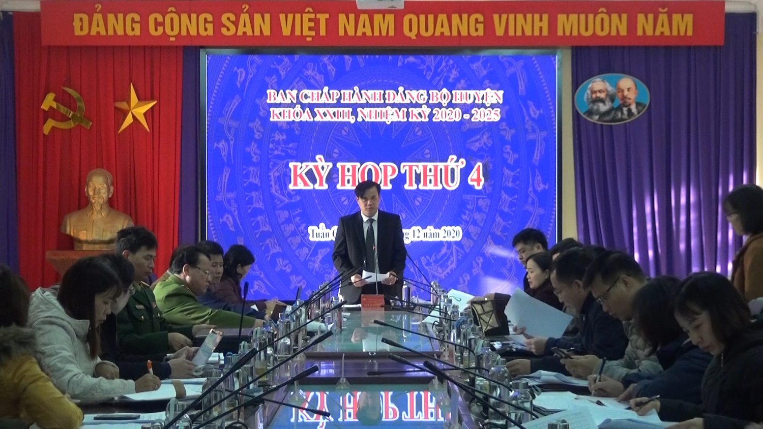 Kỳ họp thứ 4, BCH Đảng bộ huyện Tuần Giáo khóa XXIII, NK 2020 – 2025
