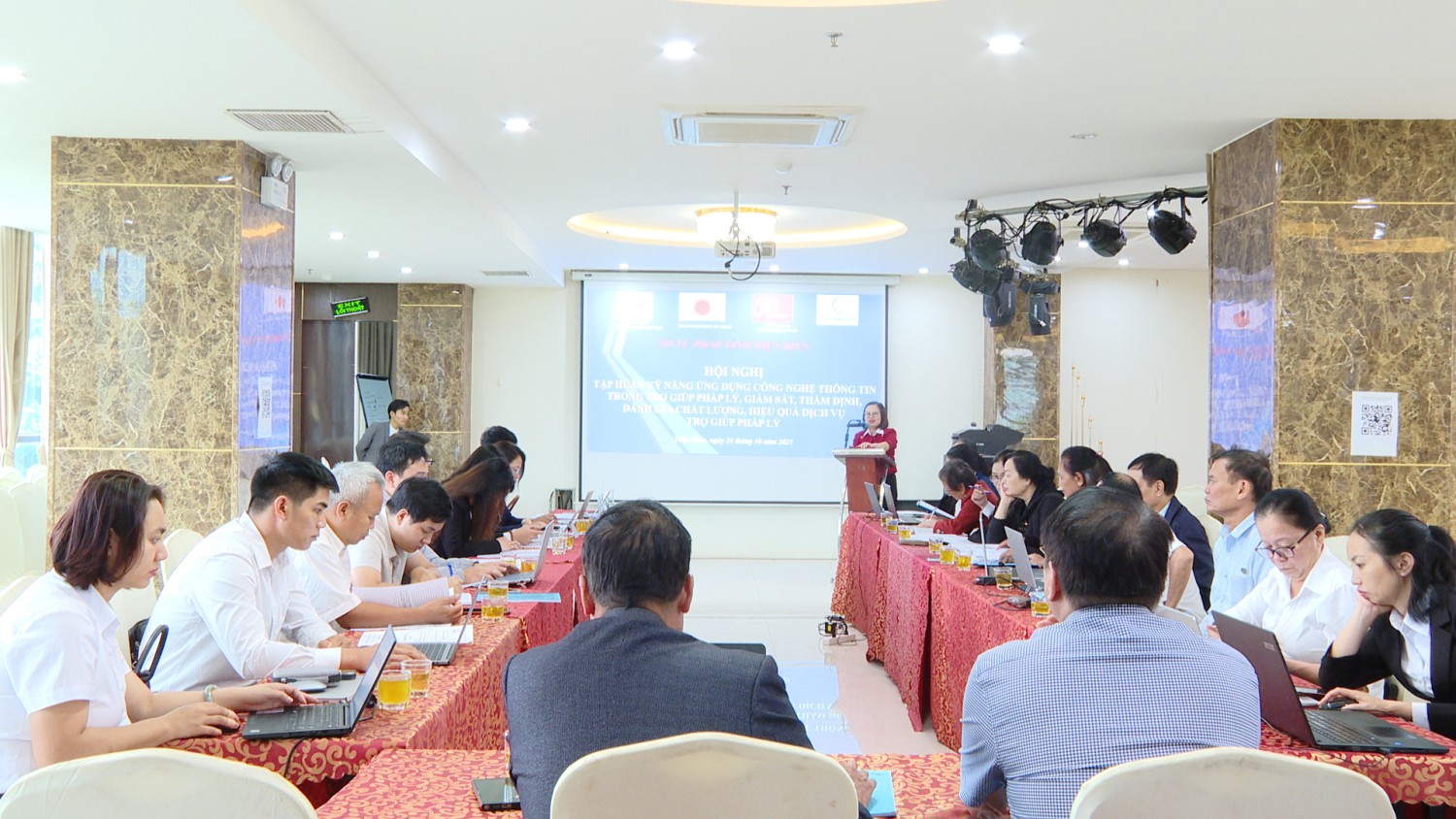 Hội nghị Tập huấn kỹ năng ứng dụng công nghệ thông tin Trong trợ giúp pháp lý, giám sát, thẩm định, đánh giá chất lượng, hiệu quả dịch vụ trợ giúp  pháp lý