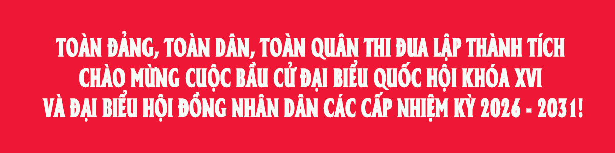 Chào mừng bầu cử 2026