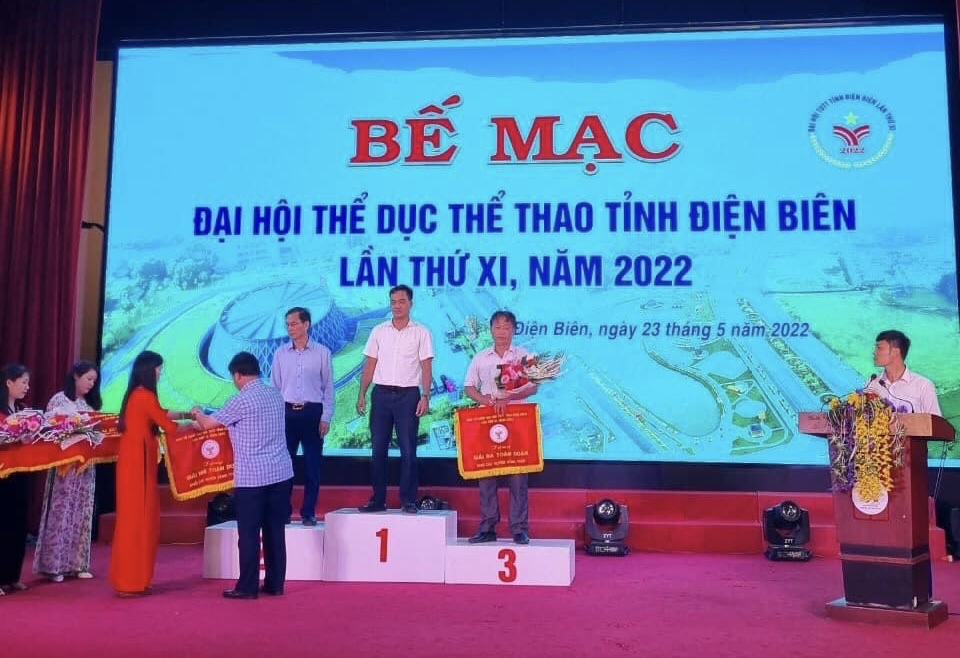 Đoàn VĐV huyện Tuần Giáo đoạt giải ba toàn Đoàn tại Đại hội TDTT tỉnh Điện Biên lần thứ XI, năm 2022