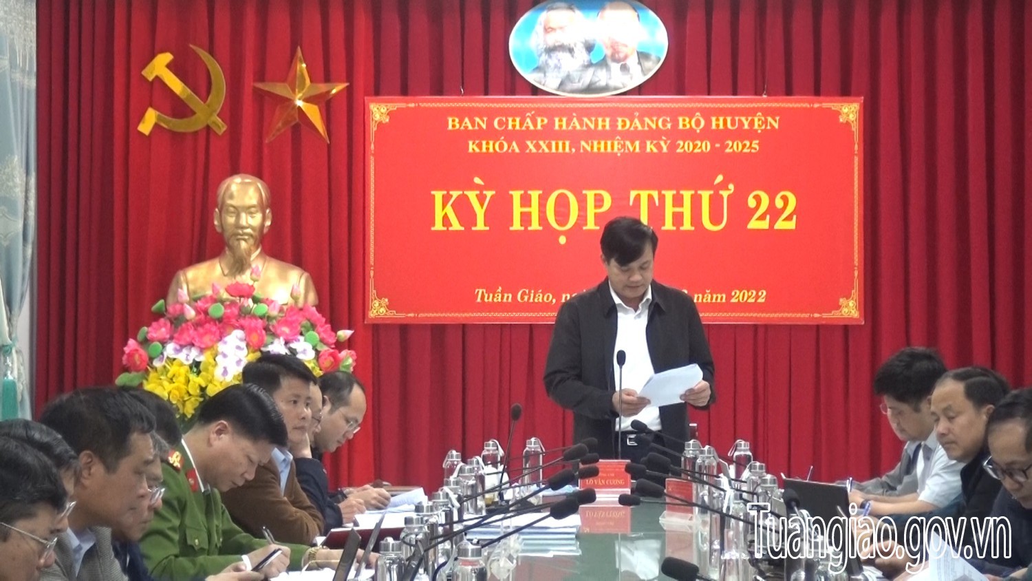 BCH Đảng bộ huyện Tuần Giáo tổ chức kỳ họp thứ 22
