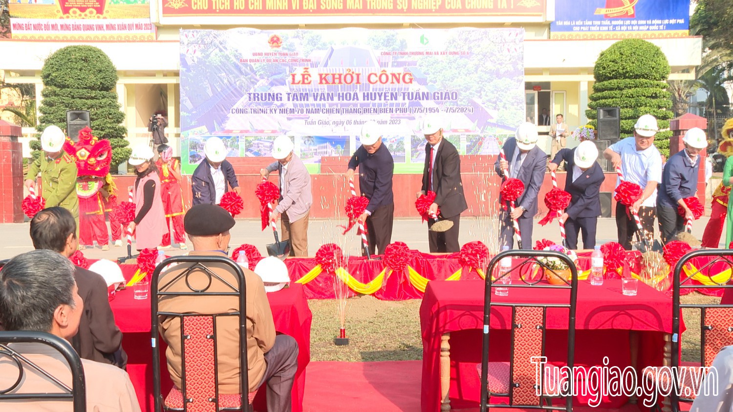 Lễ khởi công xây dựng công trình Trung tâm Văn hóa huyện Tuần Giáo