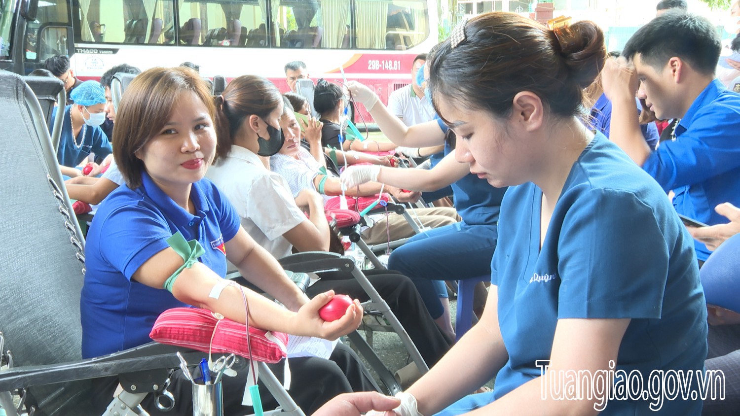 Sôi nổi ngày hội hiến máu tình nguyện năm 2023 huyện Tuần Giáo
