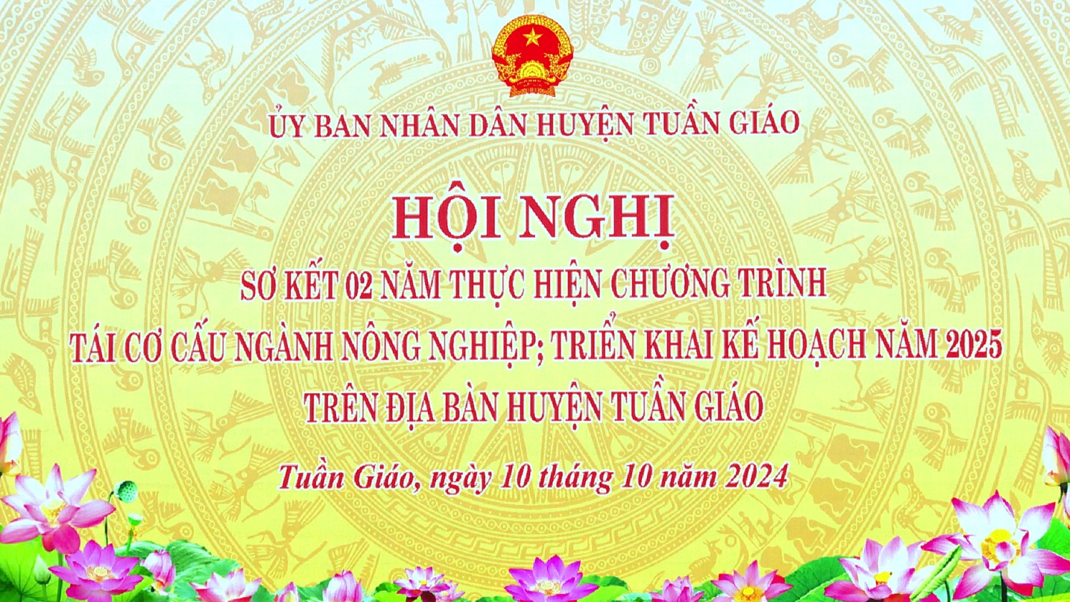 Tuần Giáo: Sơ kết 2 năm tái cơ cấu ngành nông nghiệp