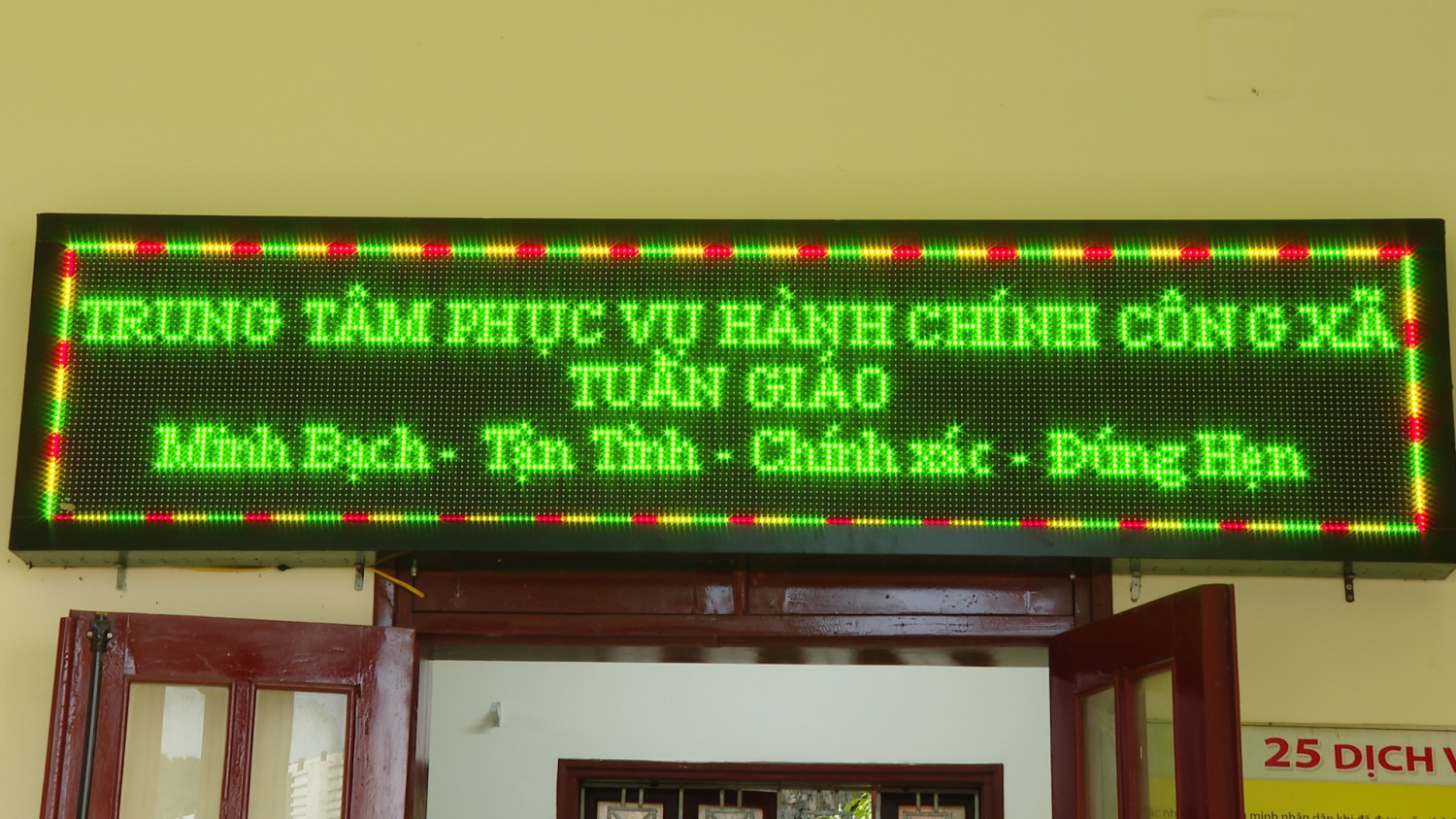 Trung tâm phục vụ hành chính công xã Tuần Giáo...