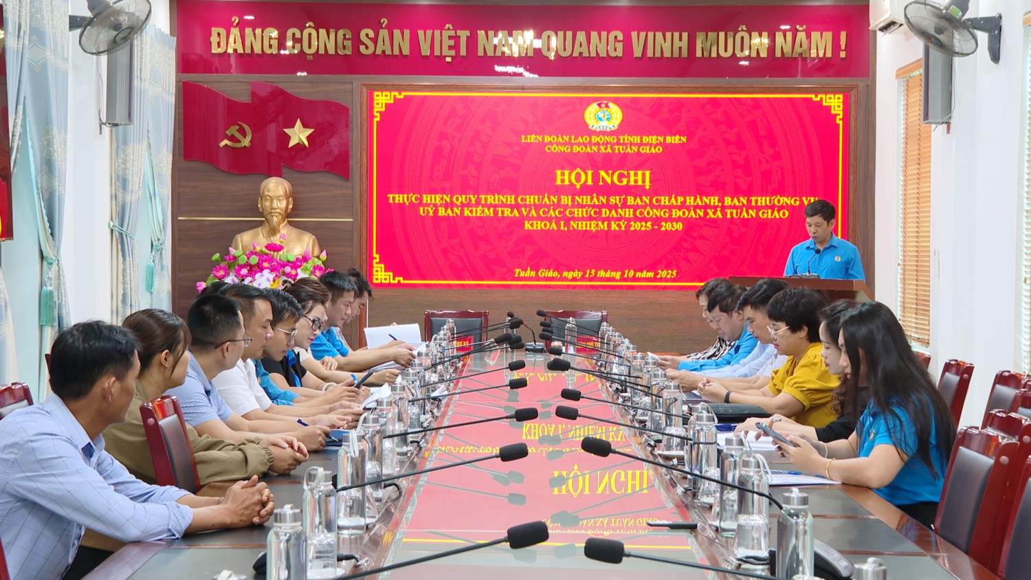 Hội nghị Ban Chấp hành Công đoàn xã Tuần Giáo (mở...