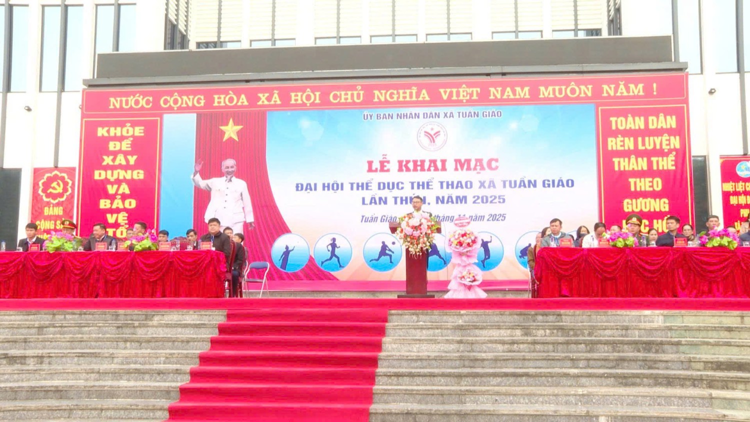 Lễ khai mạc Đại hội TDTT xã Tuần Giáo lần thứ I, năm 2025