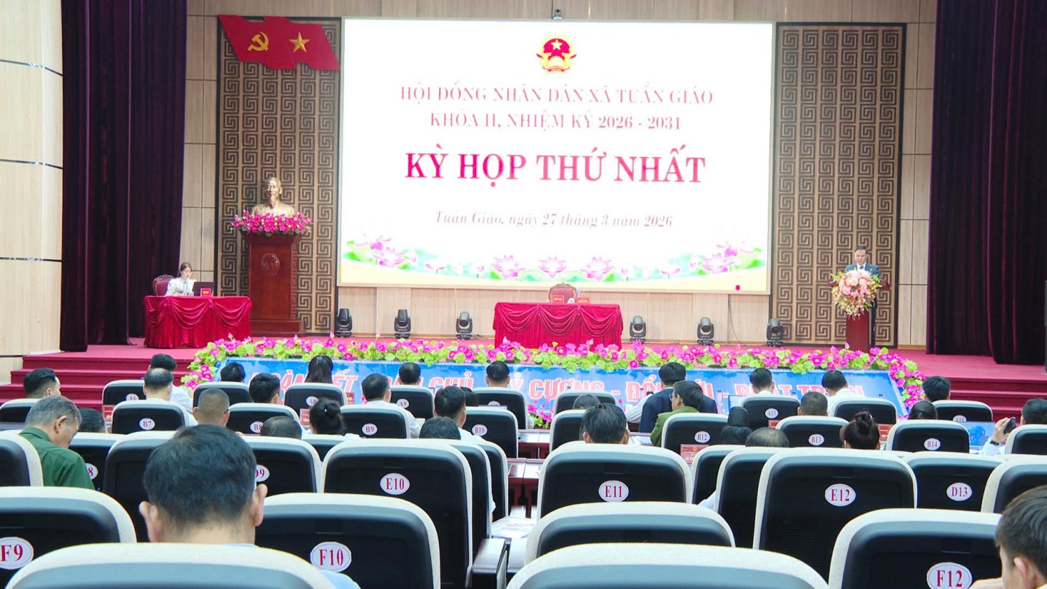 Kỳ họp thứ Nhất, HĐND xã Tuần Giáo khóa II, nhiệm kỳ 2026 - 2031