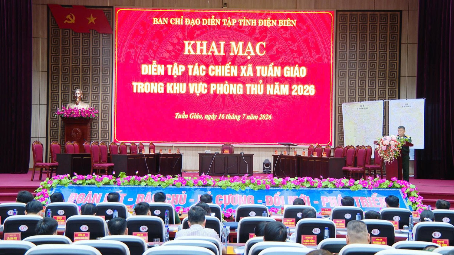 Xã Tuần Giáo tổ chức thành công diễn tập tác chiến phòng thủ năm 2026